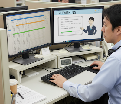 業務しながら学習